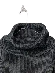 Vorschaubild 2 von Collection Strickkleid Rollkragen Grau Meliert Gr. S/36 Damen