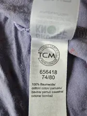 Vorschaubild 4 von TCM Mädchen Kleid Gr. 74/80 Blau Blumenmuster Baumwolle