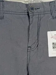 Vorschaubild 3 von Herren Chino Shorts Gr. W30/46 Grau Baumwolle Casual