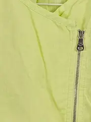 Vorschaubild 4 von Damen Leichte Jacke Gr. 40 Gelb Viskose Reißverschluss