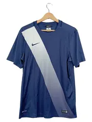 Vorschaubild 1 von Dri-Fit Herren Sport Shirt Gr. S Blau Weiß Fußball Training