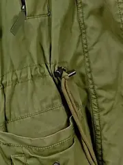 Vorschaubild 4 von BASIC Damen Parka Gr. M Oliv Teddyfell Kapuze Winterjacke