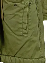 Vorschaubild 5 von BASIC Damen Parka Gr. M Oliv Teddyfell Kapuze Winterjacke