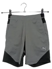 Vorschaubild 1 von Sport Shorts Kinder Gr. 140 Grau Schwarz Polyester Kurze Hose