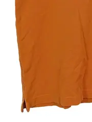 Vorschaubild 4 von Poloshirt Herren L Orange Kurzarm Baumwolle Casual Logo Print