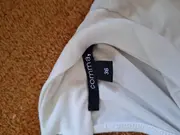 Vorschaubild 4 von Damen Bluse ärmellos Schlüsselloch-Ausschnitt Gr. 36 S Beige Elegant