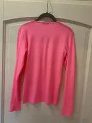 Vorschaubild 2 von Damen Langarmshirt Elegant Pink Stretch Gr. 36 S Alltag