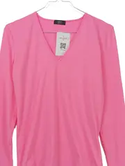 Vorschaubild 3 von Damen Langarmshirt Elegant Pink Stretch Gr. 36 S Alltag