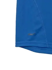 Vorschaubild 3 von Herren Sport Shirt Kurzarm Polyester Blau Gr. S Uni Logo