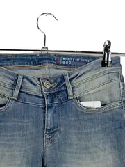 Vorschaubild 2 von Damen Skinny Jeans Blau Destroyed Look Gr. W26/L32