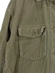 Vorschaubild 2 von Cordjacke Damen Gr. 34/XS Oliv Shacket Hemdjacke Baumwolle