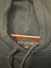 Vorschaubild 2 von Herren Kapuzenpullover Hoodie Logo Print Blau Gr. M