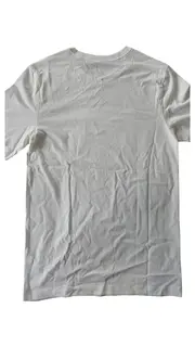 Vorschaubild 2 von Herren T-Shirt Gr. S Weiß Logo-Print Wolken Grafik Baumwolle