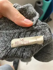 Vorschaubild 4 von Damen Strickjacke mit Kapuze Gr. L Grau Meliert Cardigan