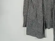 Vorschaubild 3 von Damen Strickjacke mit Kapuze Gr. L Grau Meliert Cardigan