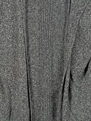Vorschaubild 2 von Damen Strickjacke mit Kapuze Gr. L Grau Meliert Cardigan