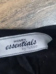 Vorschaubild 4 von Essentials Damen Langarmshirt Schwarz Gr. 36/38 Viskose Basic