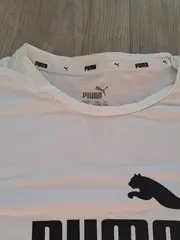 Vorschaubild 5 von Kinder T-Shirt Gr. 164 Weiß Sportlich Logo Baumwolle