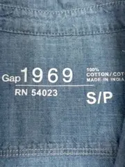 Vorschaubild 5 von 1969 Jeanskleid Damen Gr. S/36 Blau Baumwolle Hemdkleid