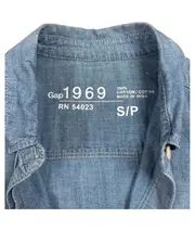 Vorschaubild 4 von 1969 Jeanskleid Damen Gr. S/36 Blau Baumwolle Hemdkleid