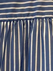 Vorschaubild 2 von Damen Bluse Kurzarm Gestreift Freizeit Blau Gr. 36 S