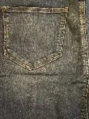 Vorschaubild 3 von Jeansrock Damen Gr. 34 Blau Seitenstreifen Denim