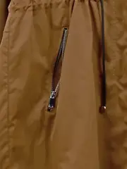 Vorschaubild 6 von Damen Parka Gr. 42/XL Braun Kapuze Jacke