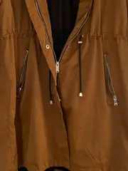 Vorschaubild 4 von Damen Parka Gr. 42/XL Braun Kapuze Jacke