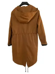 Vorschaubild 3 von Damen Parka Gr. 42/XL Braun Kapuze Jacke