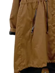 Vorschaubild 5 von Damen Parka Gr. 42/XL Braun Kapuze Jacke