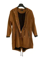 Vorschaubild 2 von Damen Parka Gr. 42/XL Braun Kapuze Jacke