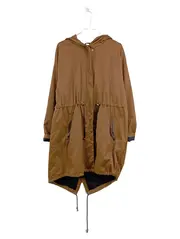 Vorschaubild 1 von Damen Parka Gr. 42/XL Braun Kapuze Jacke