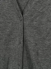 Vorschaubild 3 von EDC Strickjacke Damen Gr. 34 XS Grau Cardigan Basic V-Ausschnitt Knopfleiste