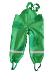 Vorschaubild 2 von Kinder Regenhose Latzhose Gr. 86/92 Grün Wolken Outdoor
