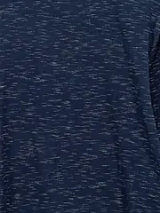 Vorschaubild 4 von Langarmshirt Jungen Gr. 170/176 Blau Meliert Baumwolle