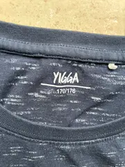 Vorschaubild 6 von Langarmshirt Jungen Gr. 170/176 Blau Meliert Baumwolle