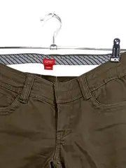 Vorschaubild 3 von Damen Jeans Regular Fit Oliv Gr. 32 W24 Baumwolle Stretch