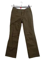 Vorschaubild 1 von Damen Jeans Regular Fit Oliv Gr. 32 W24 Baumwolle Stretch