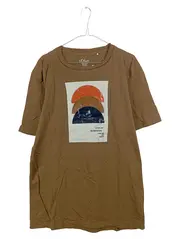 Vorschaubild 1 von Herren T-Shirt Horizon Print Braun Bio-Baumwolle Gr. XL