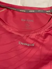 Vorschaubild 2 von Sport Shirt Damen Pink Abstrakt Logo Print Gr. XL 42