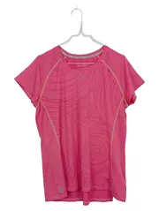Vorschaubild 1 von Sport Shirt Damen Pink Abstrakt Logo Print Gr. XL 42