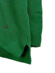 Vorschaubild 4 von Damen Pullover Gr. 50 Grün Strickpullover Strass Applikationen Baumwolle