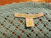 Vorschaubild 5 von Damen Pullover Langarm Häkel Lochmuster Baumwolle Türkis S