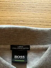 Vorschaubild 6 von Herren Poloshirt Langarm Gr. 38 (S) Grau Baumwolle Piqué Slim Fit