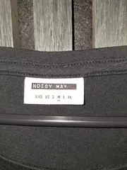 Vorschaubild 2 von Damen T-Shirt Kleid Schwarz Gr. M Basic Longshirt Ärmellos