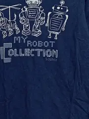 Vorschaubild 2 von Langarmshirt Jungen Gr. 128/134 Blau Roboter My Robot Collection