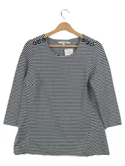 Vorschaubild 1 von Damen Langarmshirt Gr. 42 gestreift maritim Anker Zierknöpfe