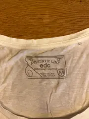 Vorschaubild 5 von Damen Langarmshirt Weiß Gr. M Rundhals Casual