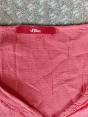 Vorschaubild 6 von Damen T-Shirt Kurzarm Viskose Uni Rosa Gr. 36 S