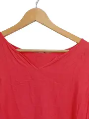 Vorschaubild 3 von Damen T-Shirt Kurzarm Viskose Uni Rosa Gr. 36 S